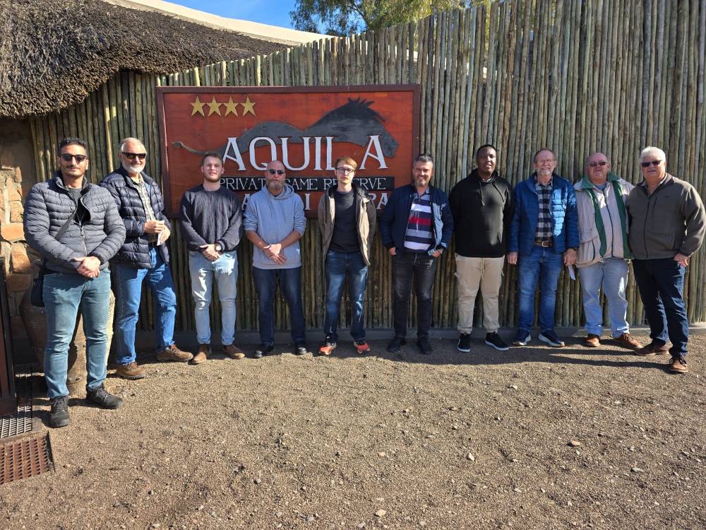The Trinet team at Aquila Private Game Reserve